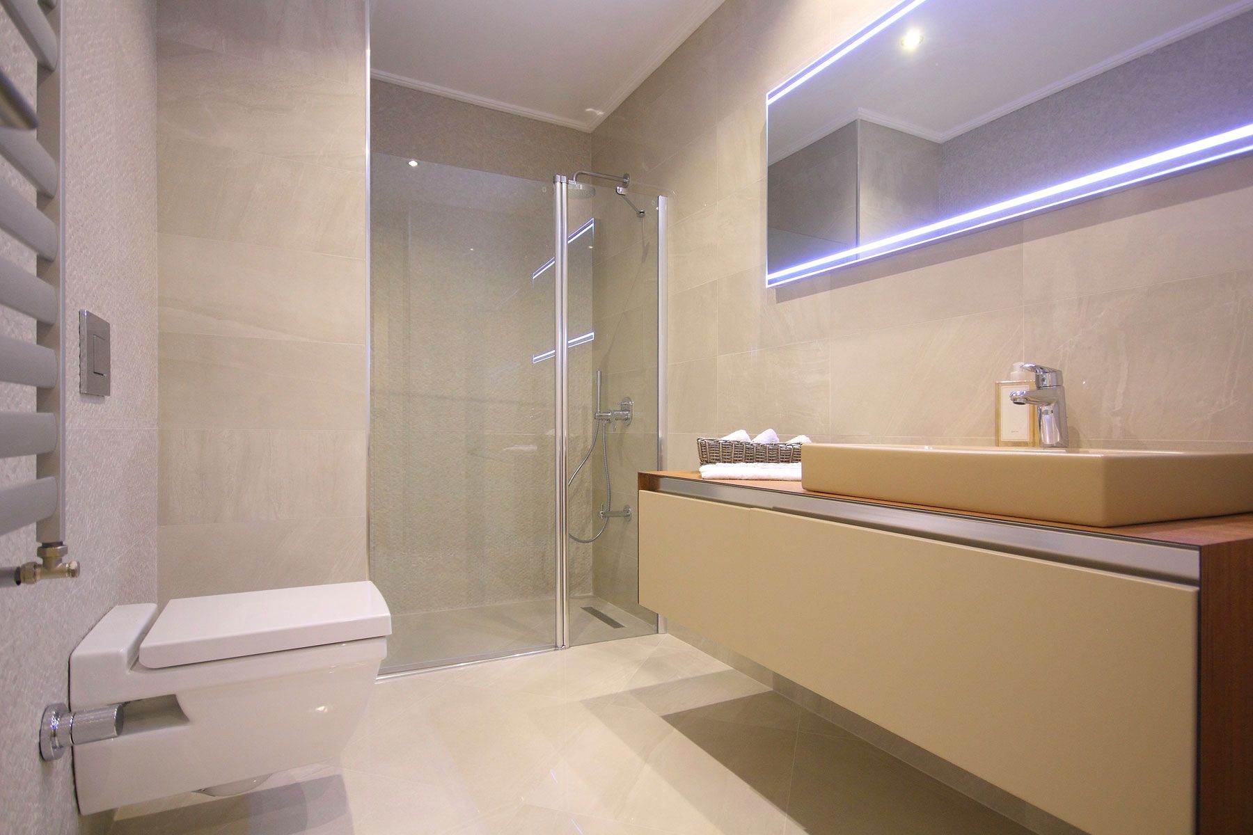 Infinity Wet Rooms provide the highest quality fixtures and fittings.